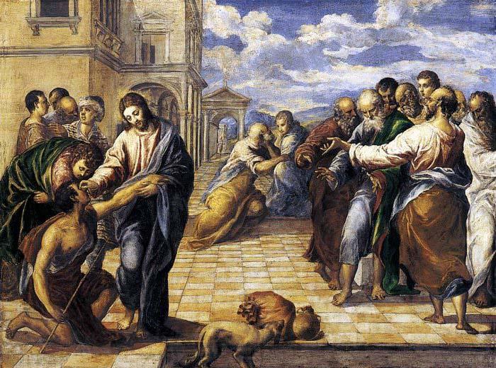 El Greco Christ Healing the Blind
